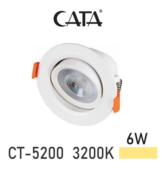 CATA 6W COBLED SPOT - CT 5200 3200K