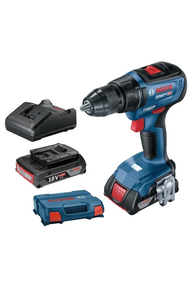 Bosch GSR 18V-50 2.0Ah Çift Akülü Delme/Vidalama Makinesi - 06019H5000