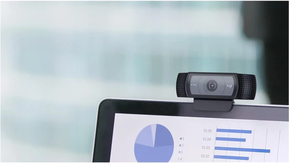 Logitech C920e 1080P Profesyonel Web Kamerası - 6