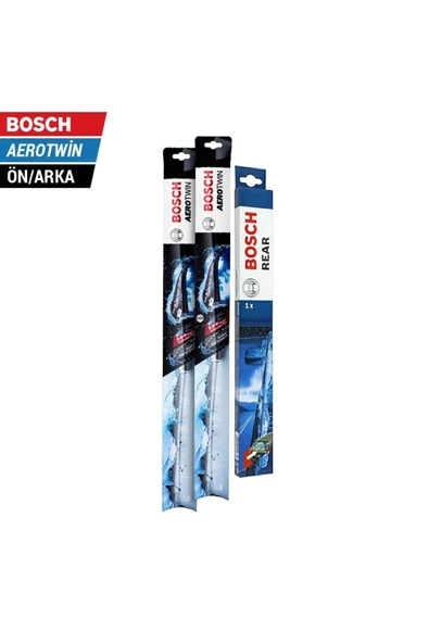 Bosch Nissan Note 2014-2019 Ön Arka Silecek Takımı Aerotwin- Rear