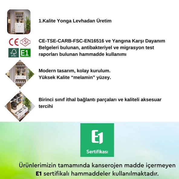 Lyon Kahve Dolabı Kahve Köşesi Raflı Çok Amaçlı Dolap Safirmeşe - Beyaz - 5