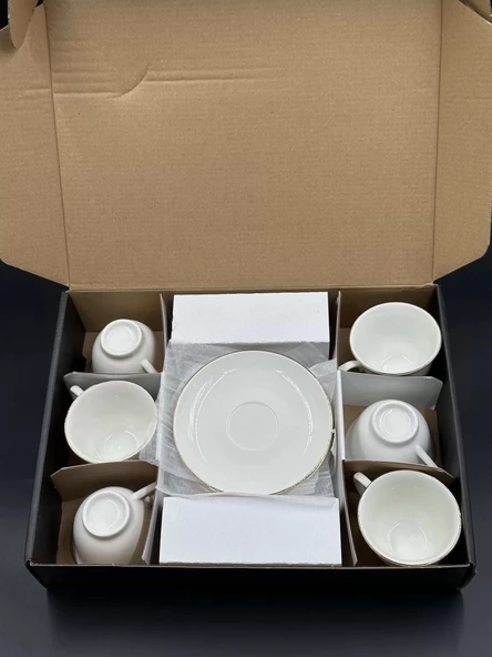 Mandarin Altılı Kahve Fincan Takımı - 5