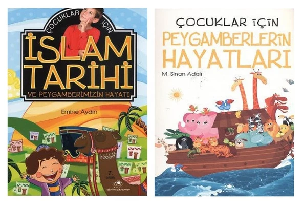 Çocuklar İçin Peygamberlerin Hayatları + İslam Tarihi (2 Kitap)