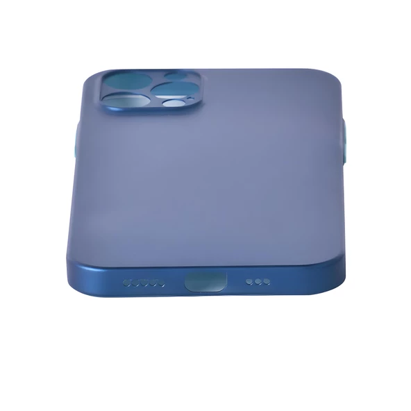 iPhone 12 Pro Kılıf Slims Mat ve Ultra İnce Kılıf - Resim 5