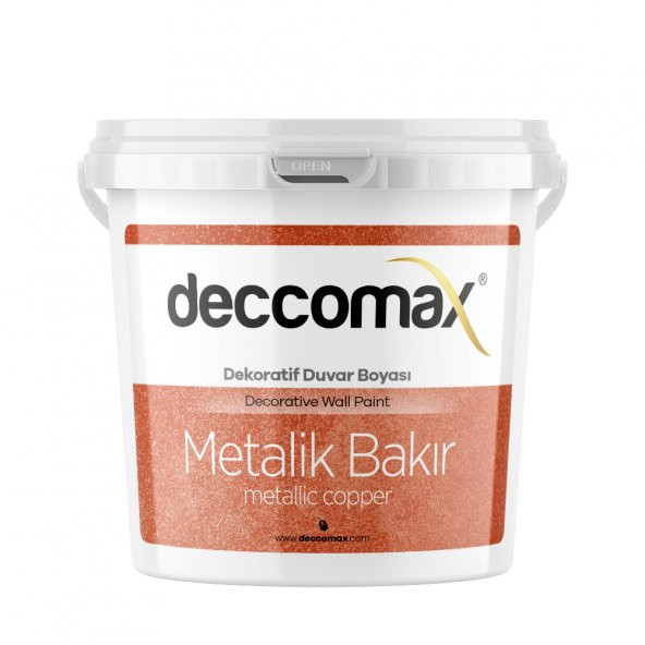 Deccomax 4L Su bazlı Metalik Bakır Boya - 1