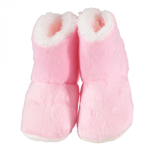 Kaymaz Tabanlı Pembe Bebek Panduf BG1604