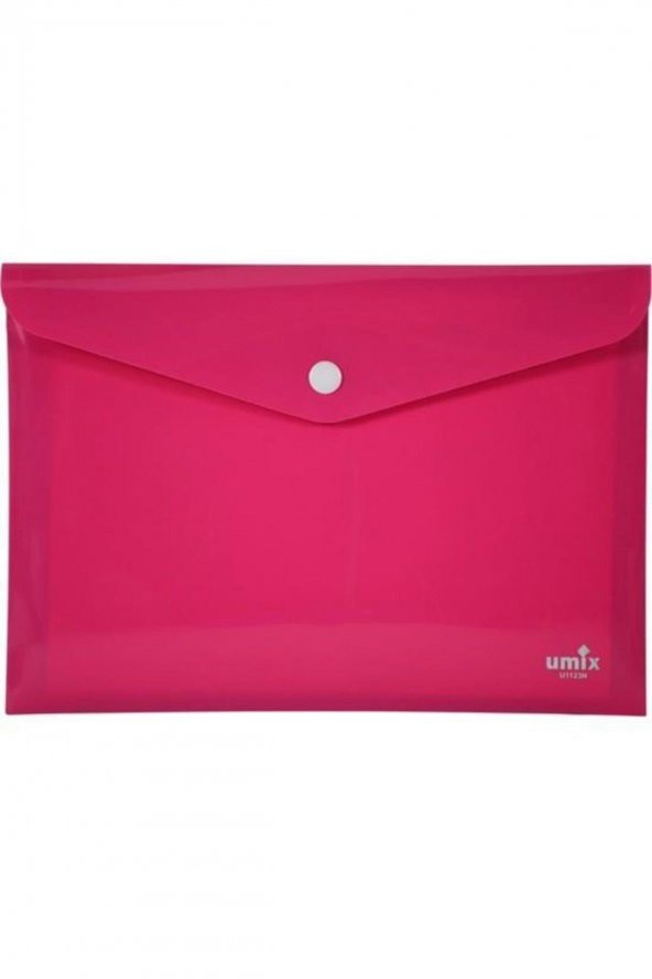 Umix Çıtçıtlı Zarf Dosya A6 Neon Pembe U1124N-PE