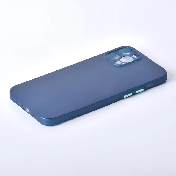 iPhone 12 Pro Kılıf Slims Mat ve Ultra İnce Kılıf - Resim 7