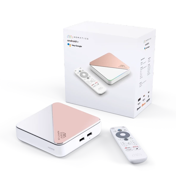 Homatics Box R 4K Plus Android TV 12 Lisanslı TV Box ürün görseli 1