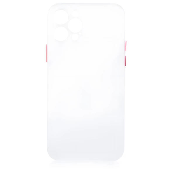 iPhone 12 Pro Kılıf Slims Mat ve Ultra İnce Kılıf - Resim 4