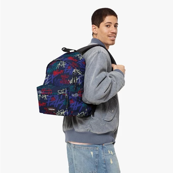 Eastpak Sırt Çantası Padded Pak'r Street Tags Blue 2Q7 - 2