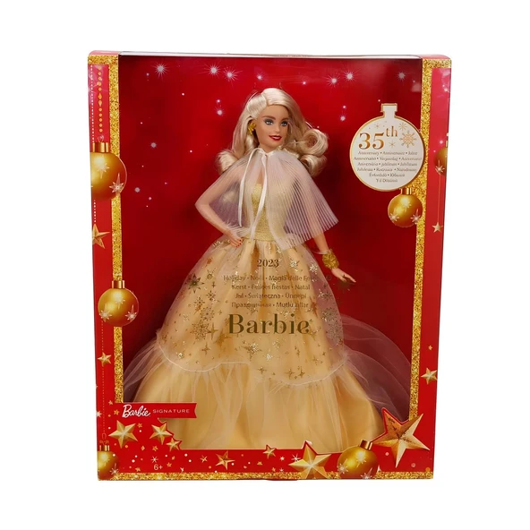 Barbie 2023 Mutlu Yıllar Bebeği HJX04 - Resim 6