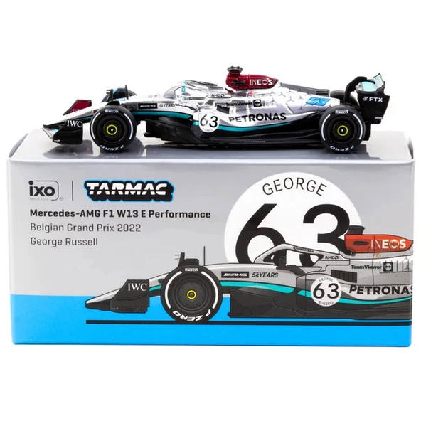 Tarmac Works 1/64 Mercedes AMG F1 W13 E Performance Belgian Gra - 2