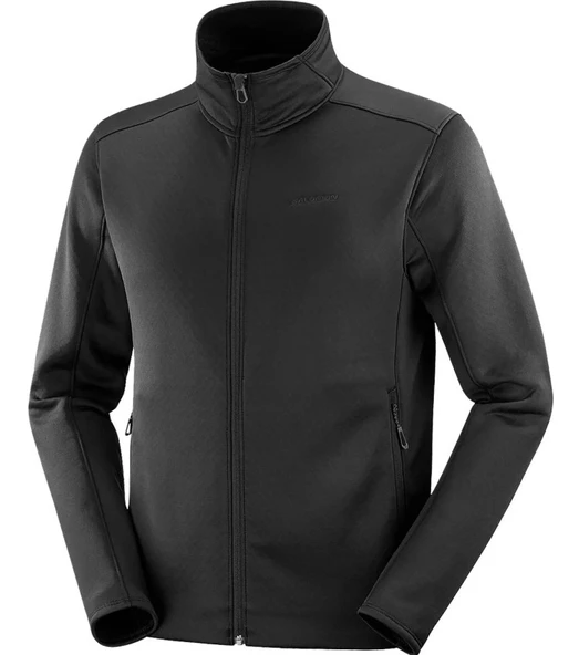 Salomon LC2329100-LC2300800 Sntial Midfleece Fz Jacket Erkek Polar Fermuarlı Sweatshirt - Resim 7