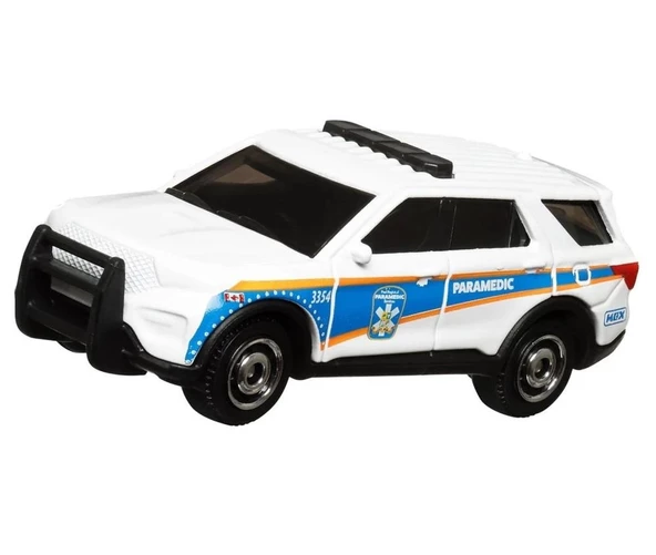 C0859 Matchbox 1:64 Tekli Arabalar 2023 Ford Police Interceptor Utility HVN42 - 2