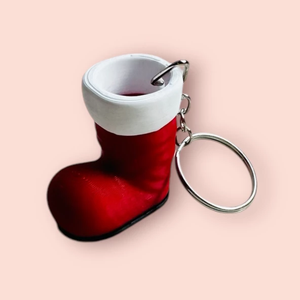 Anahtarlık,yeni yıl anahtarlığı,çorap anahtarlık