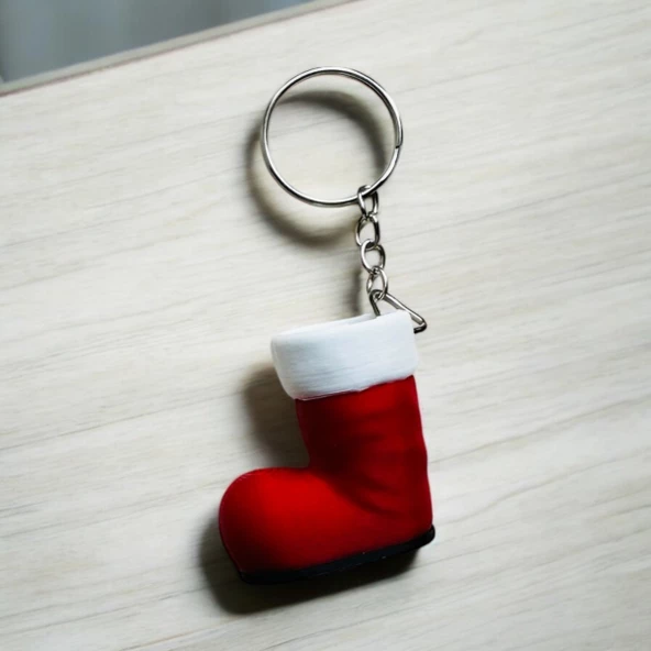 Anahtarlık,yeni yıl anahtarlığı,çorap anahtarlık - 3