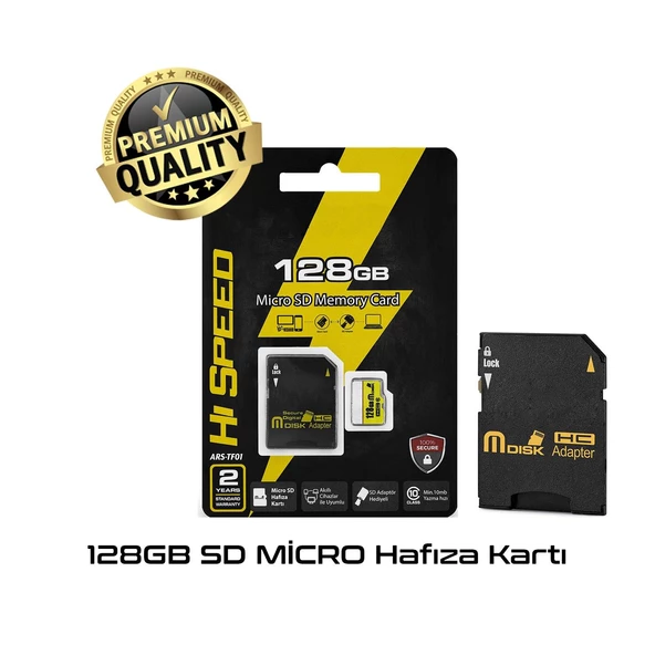 128GB MICRO SD HAFIZA KARTI Micro SD Hafıza Kartı Memory Card/128GB - 2