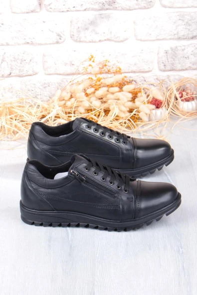 Mehmet Mete 5177 Rahat Kauçuk Taban Orijinal Hakiki Deri Erkek Ayakkabı - Resim 2