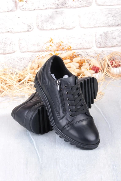 Mehmet Mete 5177 Rahat Kauçuk Taban Orijinal Hakiki Deri Erkek Ayakkabı - Resim 6