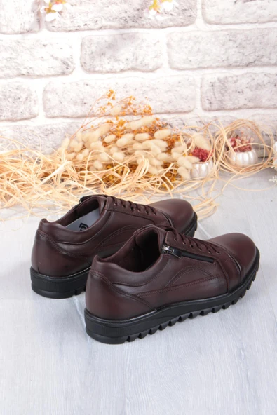 Mehmet Mete 5177 Rahat Kauçuk Taban Orijinal Hakiki Deri Erkek Ayakkabı - Resim 12