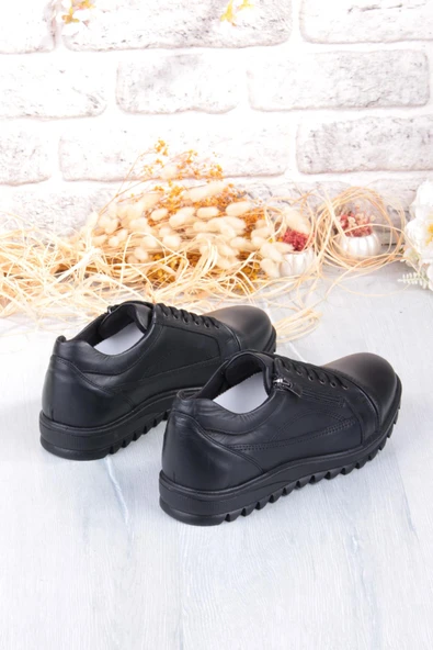 Mehmet Mete 5177 Rahat Kauçuk Taban Orijinal Hakiki Deri Erkek Ayakkabı - Resim 5