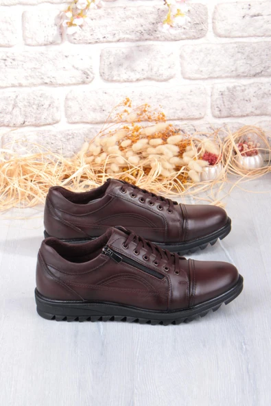 Mehmet Mete 5177 Rahat Kauçuk Taban Orijinal Hakiki Deri Erkek Ayakkabı - Resim 9