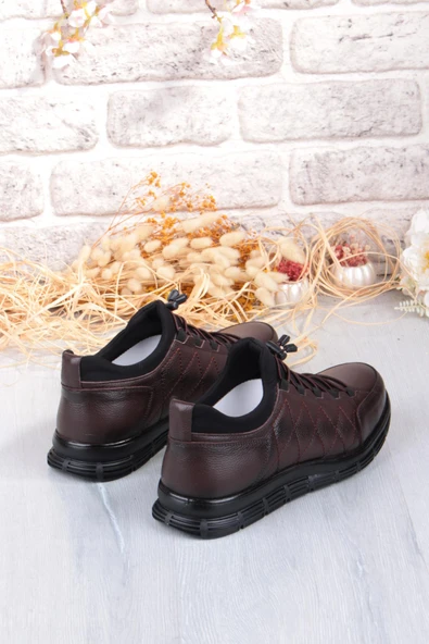 Mehmet Mete 8296 Rahat Kauçuk Taban Orijinal Hakiki Deri Erkek Ayakkabı - Resim 12