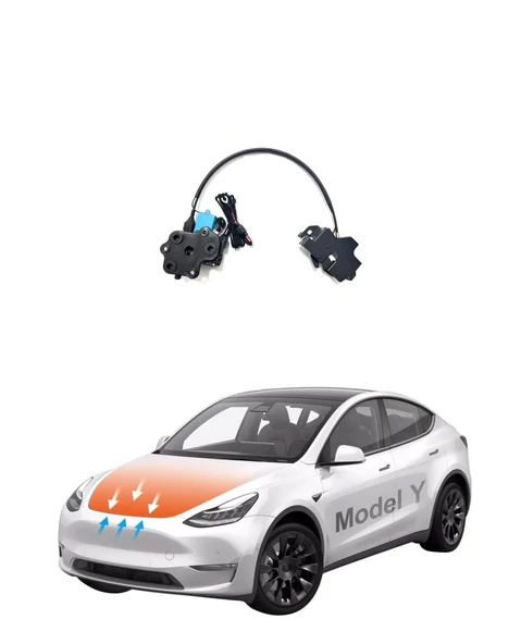 AUTOGP Tesla y ön kaput vakum sistemi kilidi