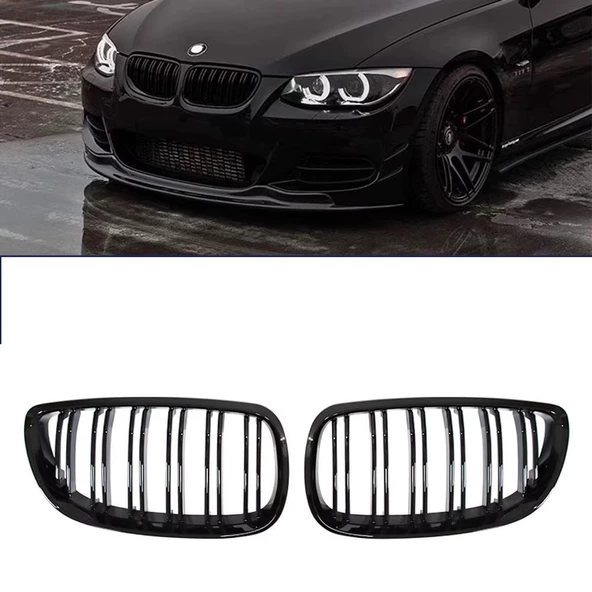 AUTOGP Bmw e92 e93 m3 ön böbrek panjur ızgara 2006 / 2009 çift tırnak