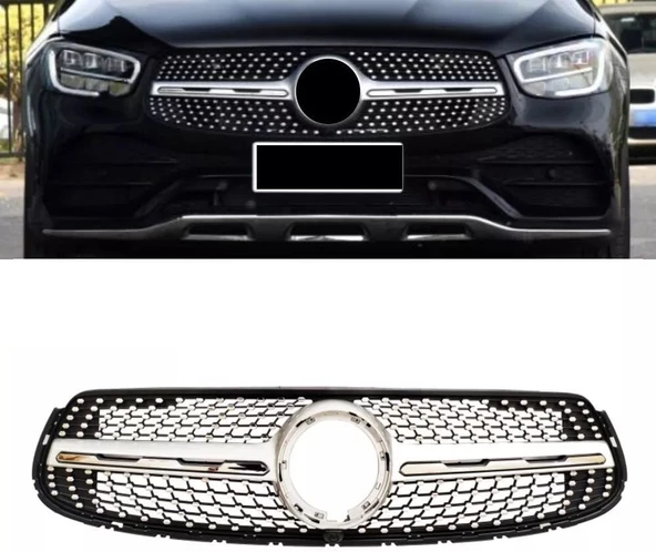 AUTOGP Mercedes glc x253 diamond ön panjur ızgara seti amg 2020+