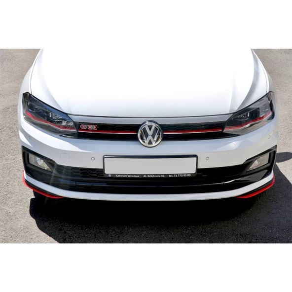 AUTOGP Vw Polo aw1 gti ön panjur ızgara kırmızı şeritli 2018+