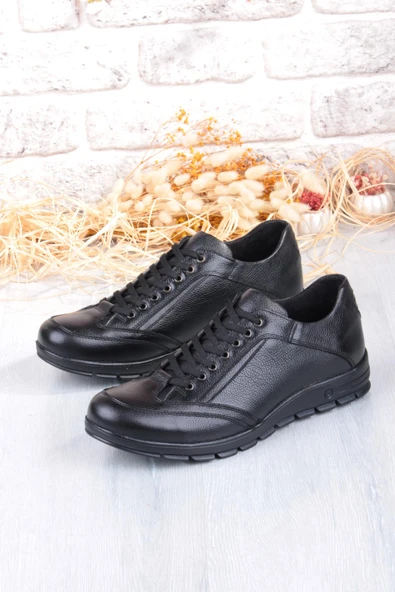 Mehmet Mete 2038 Milano Rahat Kauçuk Taban Orijinal Hakiki Deri Erkek Ayakkabı - Resim 4