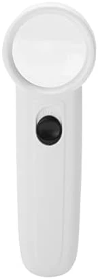 5X Mini Büyüteç LED Aydınlatmalı ABS Plastik Kasa MG6B-3 El Tipi Mercek - 4