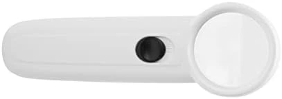 5X Mini Büyüteç LED Aydınlatmalı ABS Plastik Kasa MG6B-3 El Tipi Mercek - 8