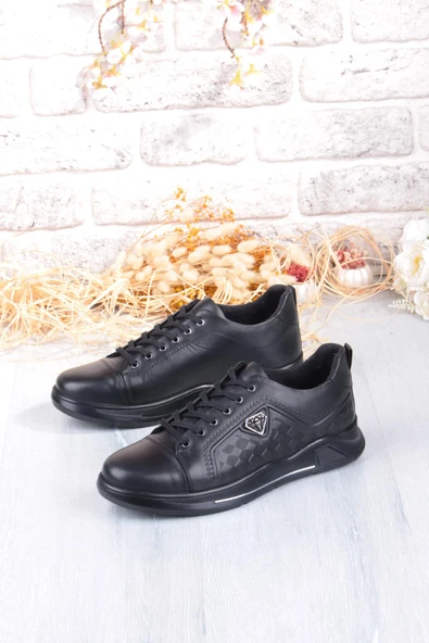 Mehmet Mete 9022 Napa Rahat Kauçuk Taban Orijinal Hakiki Deri Erkek Ayakkabı - Resim 4