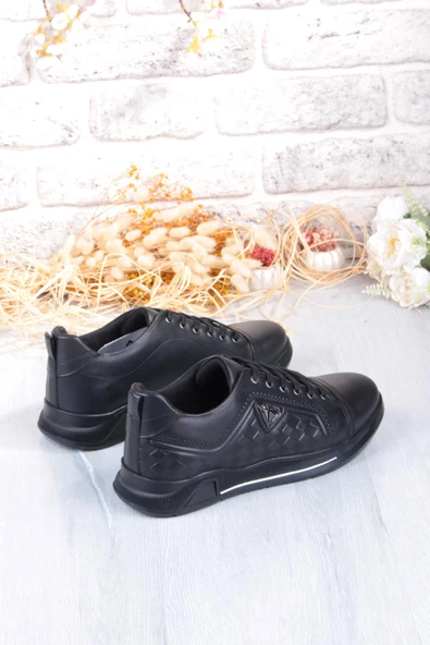 Mehmet Mete 9022 Napa Rahat Kauçuk Taban Orijinal Hakiki Deri Erkek Ayakkabı - Resim 5