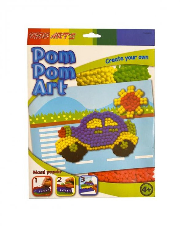 Dolphin Kutulu Yapışkanlı El İşi Seti Araba