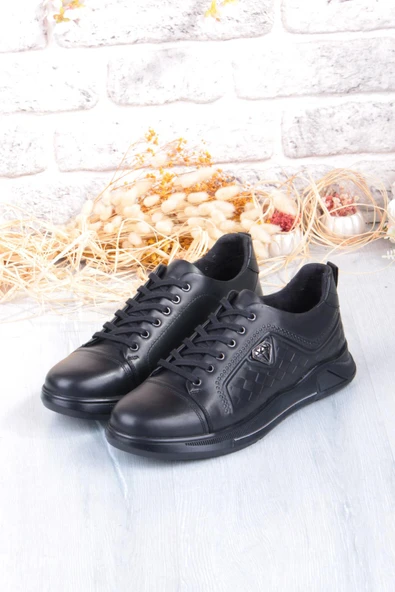 Mehmet Mete 9022 Napa Rahat Kauçuk Taban Orijinal Hakiki Deri Erkek Ayakkabı - Resim 7