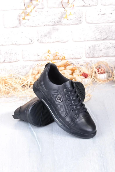 Mehmet Mete 9022 Napa Rahat Kauçuk Taban Orijinal Hakiki Deri Erkek Ayakkabı - Resim 6