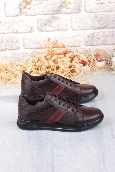 Mehmet Mete 9055 Napa Rahat Kauçuk Taban Orijinal Hakiki Deri Erkek Ayakkabı - Resim 9