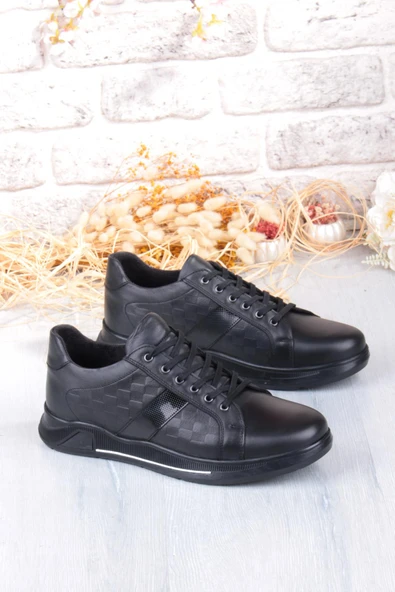 Mehmet Mete 9055 Napa Rahat Kauçuk Taban Orijinal Hakiki Deri Erkek Ayakkabı ürün görseli