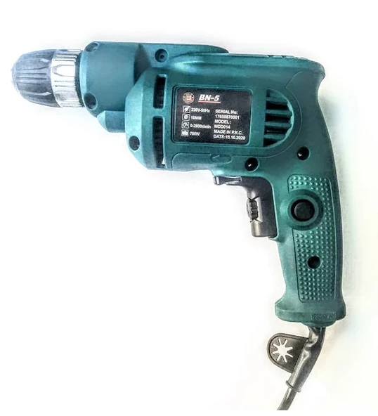 MDD-014 ELECTRIC DRILL SIKMA VİDALAMA MATKAP MAVİ 700W 10MM (4593)