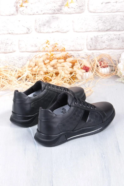 Mehmet Mete 9055 Napa Rahat Kauçuk Taban Orijinal Hakiki Deri Erkek Ayakkabı - Resim 5