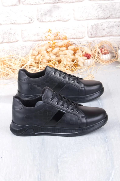 Mehmet Mete 9055 Napa Rahat Kauçuk Taban Orijinal Hakiki Deri Erkek Ayakkabı - Resim 2