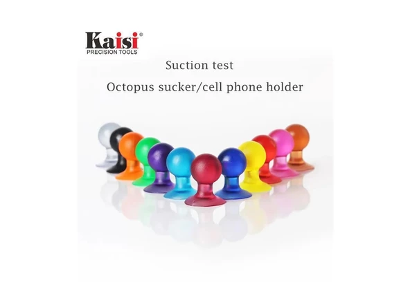 12 Adet Topuz Vantuz Askı Çok Amaçlı Renkli Vantuz Mini Squigz - 6