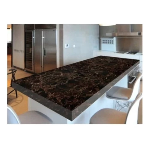 Siyah Mermer Desenli Yapışkanlı Tezgah Folyosu (3 mt.x 60 cm) - 3