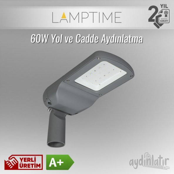 Lamptime 60W 6500K LED Yol ve Cadde Armatürü L801607