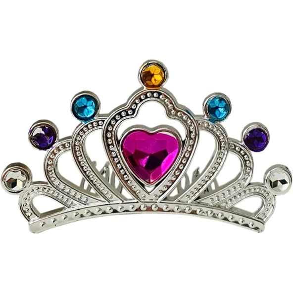 Gümüş Taraklı Prenses Tacı - Resim 6