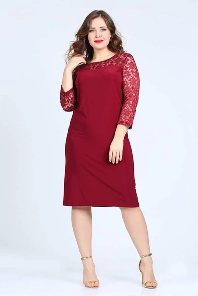 Büyük Beden Abiye Elbise KL6262 - 3